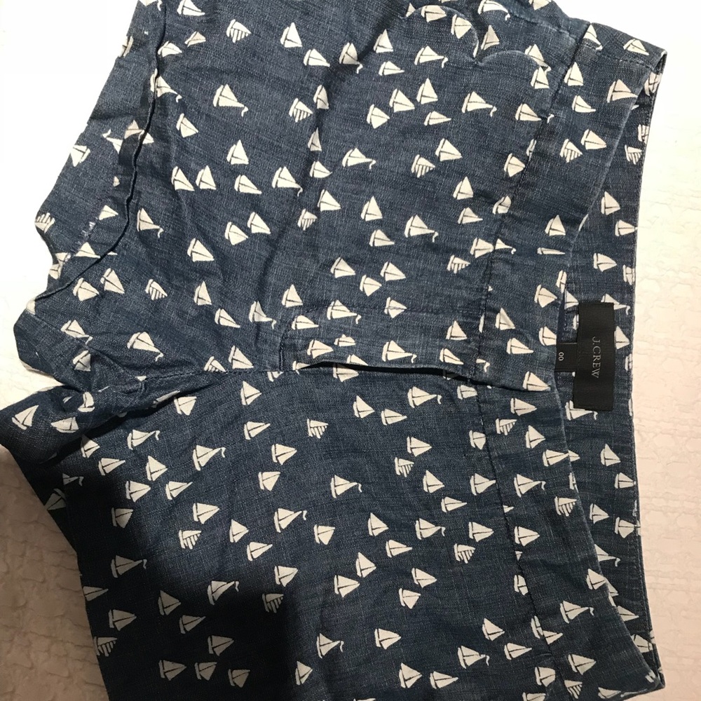 JCrew sailboat shorts size 00
